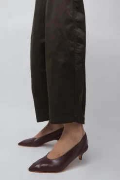 After Party Pump in Oxblood