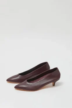 After Party Pump in Oxblood