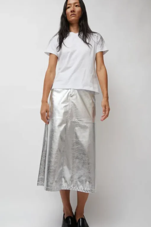 Aimee Skirt in Silver