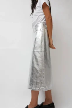 Aimee Skirt in Silver