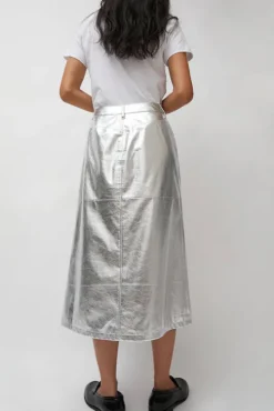 Aimee Skirt in Silver