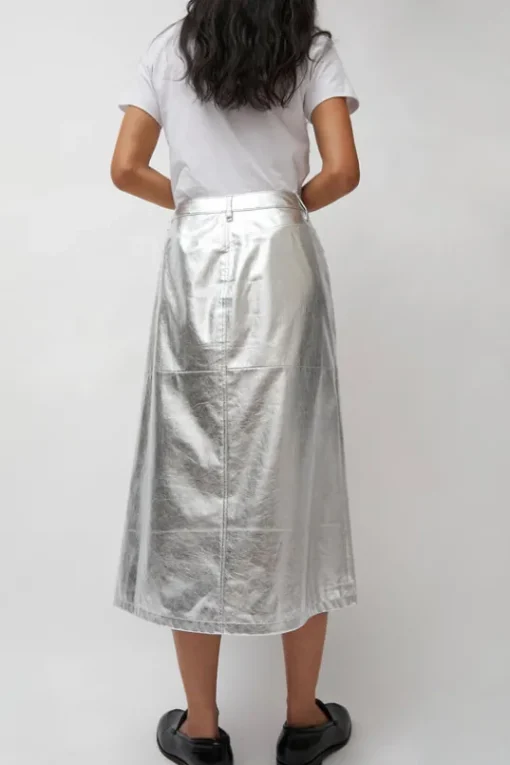 Aimee Skirt in Silver