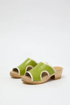 Alexis Clog on Mid Heel in Apple Patent