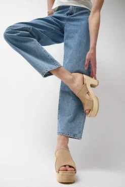 Alexis Clog on Platform in Bone