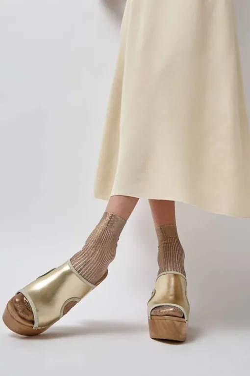 Alexis Clog on Platform in Gold