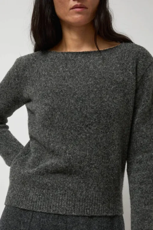 Asymmetric Pullover in Grey