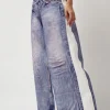 Augmented Jeans in White and Blue