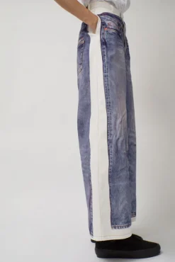Augmented Jeans in White and Blue