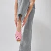 Basket Clog on Mid Wedge in Pink Patent