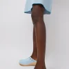Bella Clog on Mid Wedge in Light Blue with Eyelets