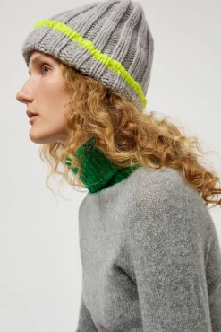 Benny in Grey and Neon Yellow