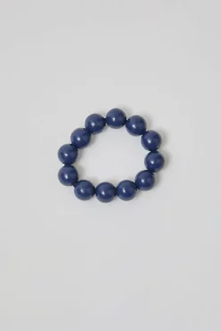 Big Perlen Bracelet in Blueberry