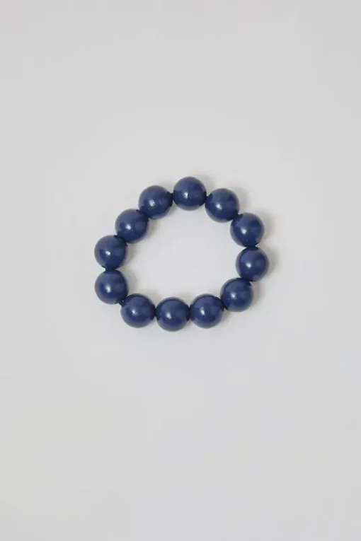 Big Perlen Bracelet in Blueberry