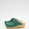 Bridget Clog on Mid Wedge in Sage