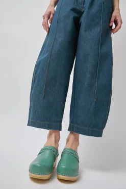 Bridget Clog on Mid Wedge in Sage