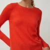 Brighton Pullover in Coral