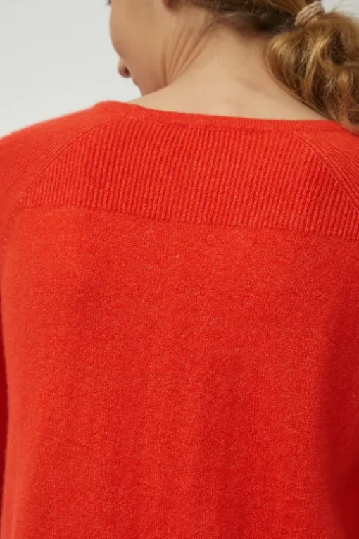 Brighton Pullover in Coral