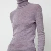 Bristol Rollneck in Lilac Multi Melange