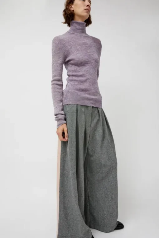 Bristol Rollneck in Lilac Multi Melange
