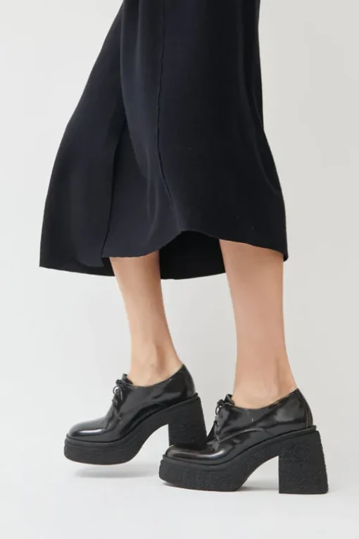 Brushed Platform Oxford in Gradient Taupe