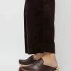 Charlotte Studded Clog on Low Base in Oxblood