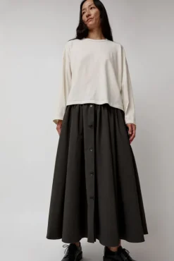 Circle Skirt in Dark Grey