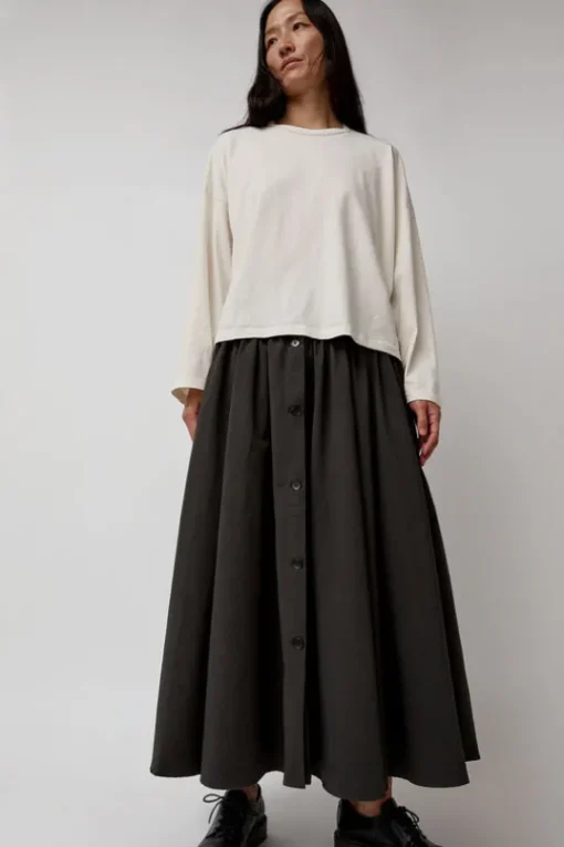 Circle Skirt in Dark Grey