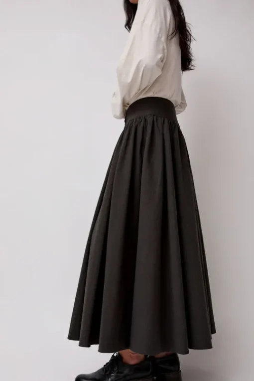Circle Skirt in Dark Grey