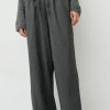 Classic Striped Pants in Grey