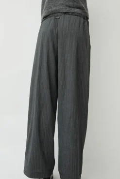 Classic Striped Pants in Grey