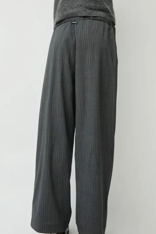 Classic Striped Pants in Grey