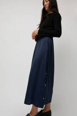 Clavo Skirt in Blue Black