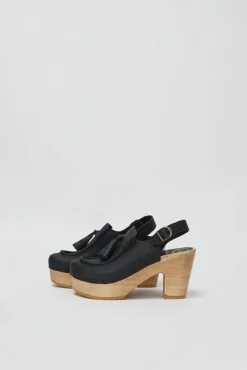 Coco Clog on Platform in Black