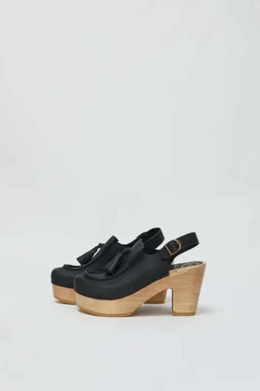 Coco Clog on Platform in Black