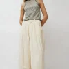 Corduroy Baggy Pants in Butter