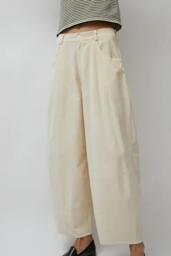 Corduroy Baggy Pants in Butter