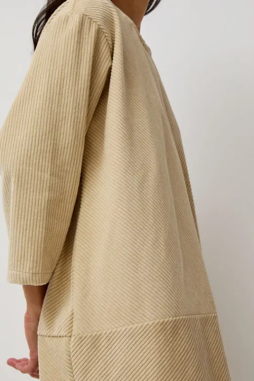 Corduroy Radient Dress in Ivory