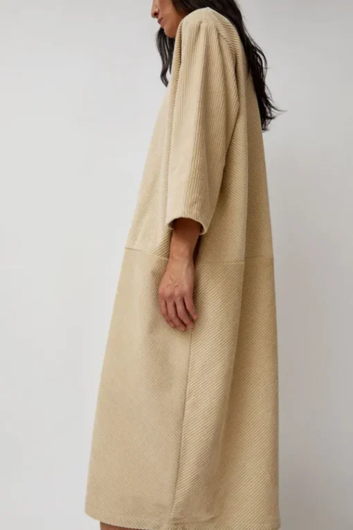 Corduroy Radient Dress in Ivory