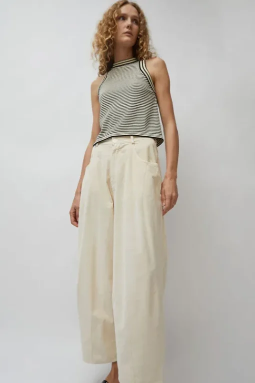 Cotton Striped Tank Top in Stripe