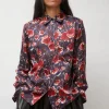 Cullen Shirt in Red Roses