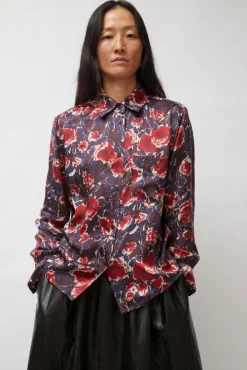 Cullen Shirt in Red Roses