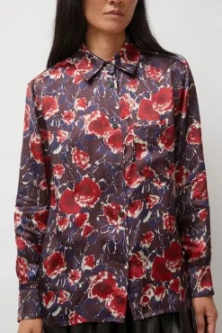 Cullen Shirt in Red Roses