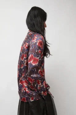 Cullen Shirt in Red Roses