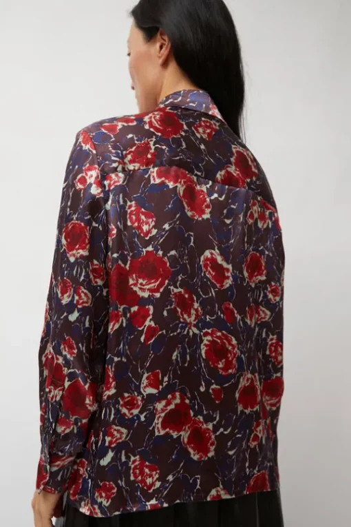 Cullen Shirt in Red Roses