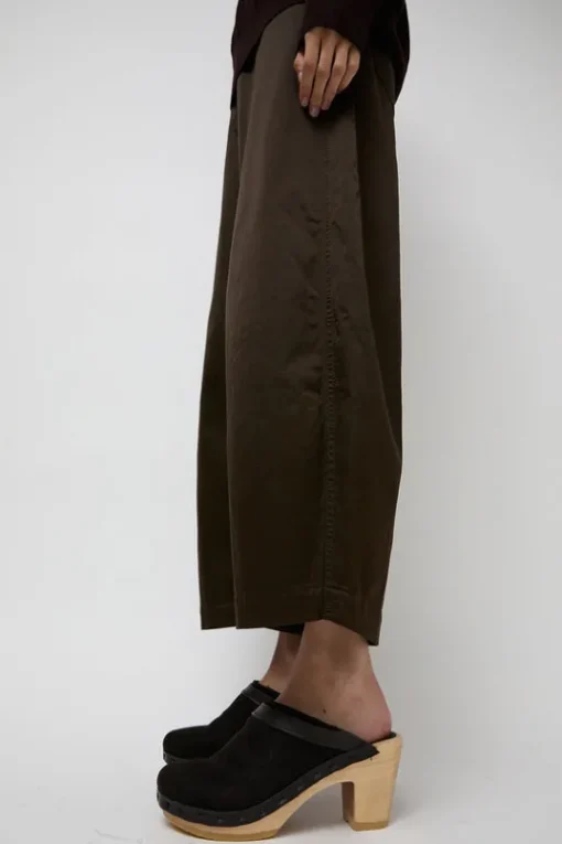 Dakota Shearling Clog on High Heel in Brindle