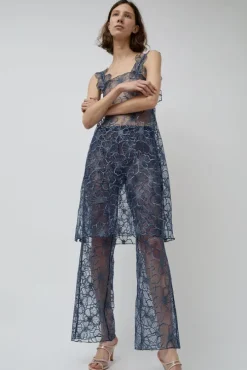 Daphne Pants in Navy Peony