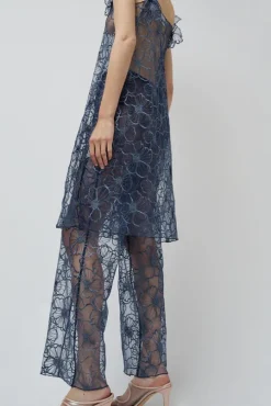 Daphne Pants in Navy Peony