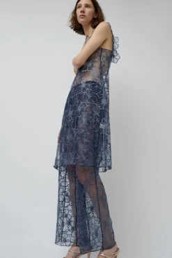 Daphne Pants in Navy Peony