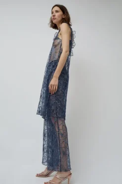 Daphne Pants in Navy Peony