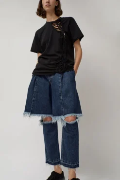 Demi-Denims in Medium Blue